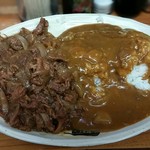 牛八 - スタミナカレー(中)＋辛口