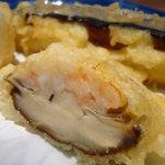 天ぷら新宿つな八 - 椎茸の海老詰