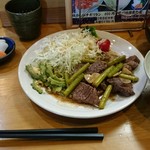 旬菜人 おしどり - 日替わり定食(一口ステーキ定食)