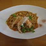 Shrimps - エビのソースパスタ ￥1,300