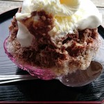 かき氷カフェポニー - カフェモカ+アイス