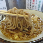 駅乃そば - 下町水車製麺のそば･･･よく見れば太さがまちまち(笑)