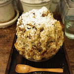 cocoo cafe - 驚異の大好物タッグ。黒蜜きな粉のカキ氷っ！…美味しかったぁぁぁあ☆*:.｡. o(≧▽≦)o .｡.:*☆