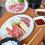 牧場館ジンギスカン食堂 - いろいろ盛合わせ欲張りジンギスカン