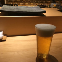 すし天 - 生ビール