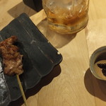 かしわ屋 こばやし - はらみ（お好みで山椒と一緒に）