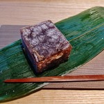 ゼンカフェ - 『糖蜜のくず焼き』は、表面だけ焼いているので、表面は ほんのり固い～！！(*￣▽￣)ノ