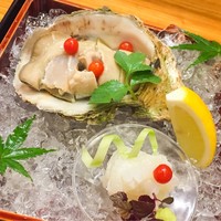 日本料理 銭屋 - 牡蠣とタコ
