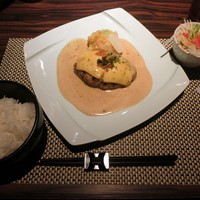 旬菜ステーキ処 らいむらいと - ・「らいむらいと風チーズハンバーグ(¥1380)」