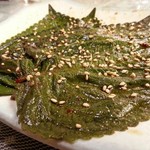 北新地たゆたゆ - ゴマの葉 醤油漬け 