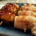 北新地たゆたゆ - 丸腸・豚バラ生姜巻き