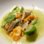 レフェルヴェソンス - とある池〜 スッポンと葱の冷たいジュ、アーティーチョーク、蓴菜、枝豆、雲丹、金蓮花