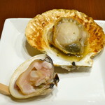 Kisaragi - 貝焼き２種（５５０円）
