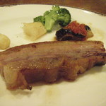 ラ・カザワ - 伊賀豚のベーコンです。すご～く美味！