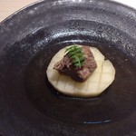 喰心 meat Dining - 牛ホホ肉と加賀太きゅうりの炊き合わせ