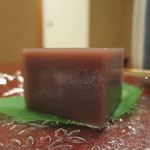 懐石 辻留 - 水羊羹アップ