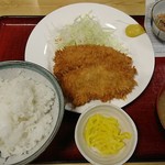 やきとり鳥一 - ササミフライ定食750円