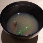 喰心 meat Dining - 焼き牛タンと発芽大豆の白味噌碗