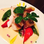 桜響 - 鮮魚の雲丹クリームソース