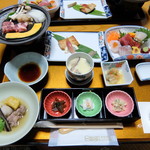 湯元 小金湯温泉 まつの湯 - 夕食の膳
