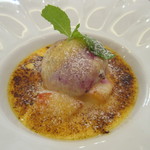 ビストロ ダイア - ［ランチ］長野県産ネクタリンのサヴァイヨン仕立て
      カシスのシャーベット添え