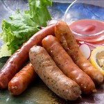 Carefully selected sausage a la carte