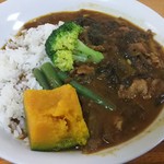 セロリとホウレン草のポークカレー(小)