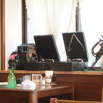 パパとママ - 蓄音器