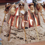 柳家 - チベット産松茸の串焼き