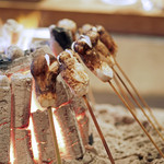 柳家 - チベット産松茸の串焼き