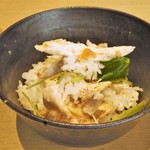 つきじ 文化人 - ささみ梅おろし和え