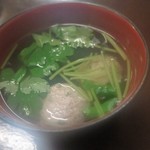 いわし料理 善 - いわしのつみれ汁