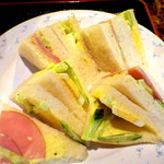 サンドセットのサンドイッチ