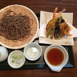 錦水庵 - 天ぷらそば（田舎）