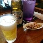 とわいらいと - 瓶ビール(アサヒ中瓶／ナッツ付)【Aug.2016】