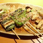 20140607野菜串盛合せ