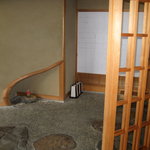 行楽庵 - 玄関の三和土