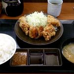 からやま - からやま定食 ごはん大盛 唐揚げカット