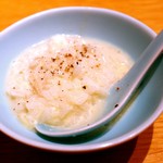 銀座　ふく太郎 - このリゾット、、、、、やばい。このまろやかで濃厚な味は、、、、、、絶句！