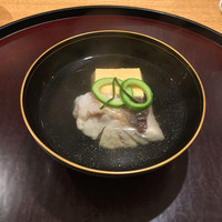 日本料理 太月 - 甘鯛と玉子豆腐の椀物