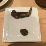 千成寿司 - イワシ   あわび肝