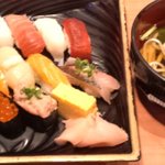 寿司海鮮 御旦孤 - おたんこランチ（1.5人前　1200円）
