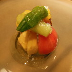 御料理 光安 - 季節野菜の冷製ジュレ仕立て
      