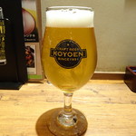 CRAFT BEER KOYOEN - 浩養園ゴールデンエール(800円)