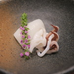 鮨 山浦 - 28年8月②　新烏賊　生、茹で