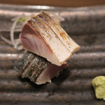 鮨 山浦 - 28年8月②　九州首折れ鯖　炙り