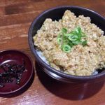 麺や而今 - 鶏そぼろごはん