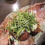 月のダイニング うさぎ - 甲賀流！カリカリたこ焼き（５個）2016.08.18