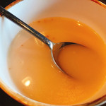 Spice&Dining KALA - 『純豚骨スープ』様（サービス）初めの口当たりは物足りない感じでも後々からしっかり口の周りにピタピタ来る豚骨の旨味が広がる一品！！