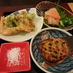 蕎麦 和 - ある日のちょいのみセット。行った日のお楽しみ♪